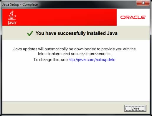 Installation complete